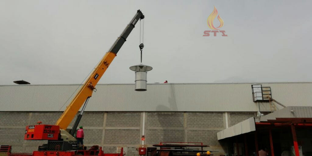 INSTALACION DE CHIMENEA