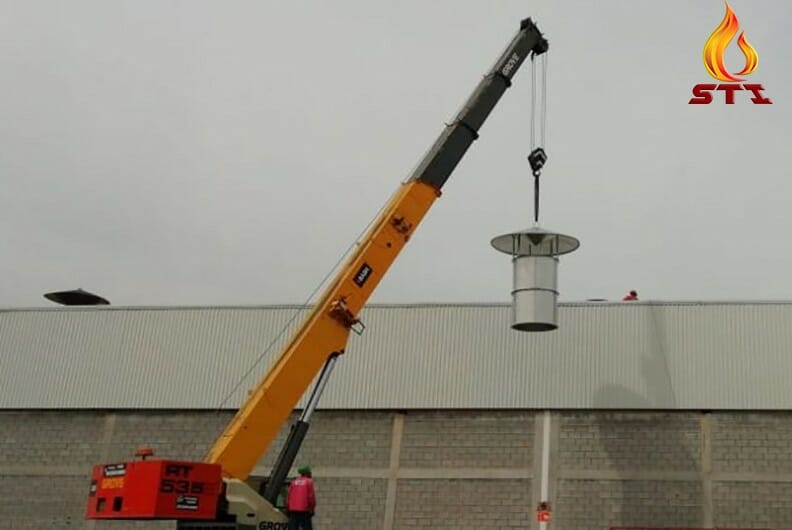 INSTALACION DE CHIMENEA